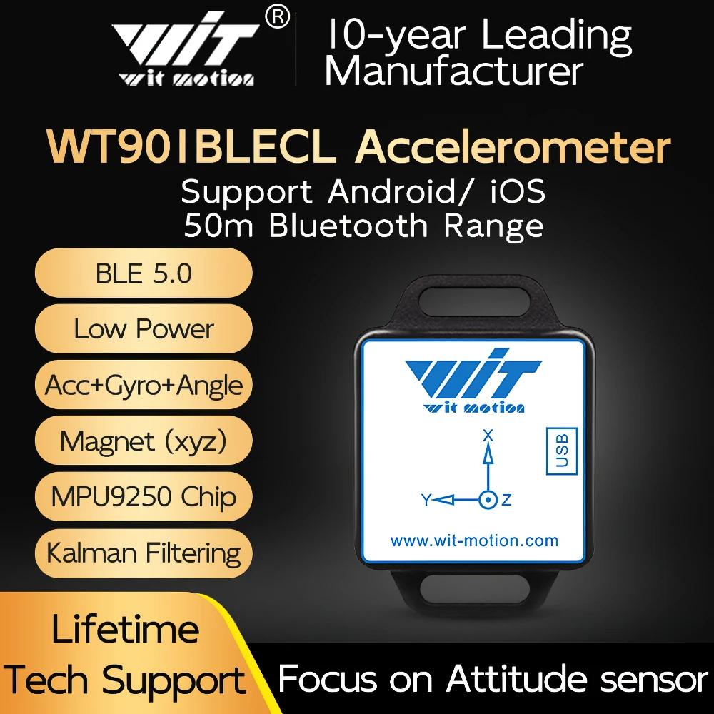 WitMotion WT901BLECL BLE 5.0, Һ 3  ӵ, ̷ν, ڷ°, MPU9250, IOS, ȵ̵, 50m 
